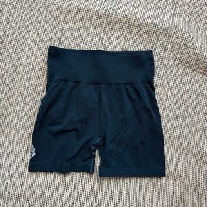 Navy blue Darc Sport biker shorts